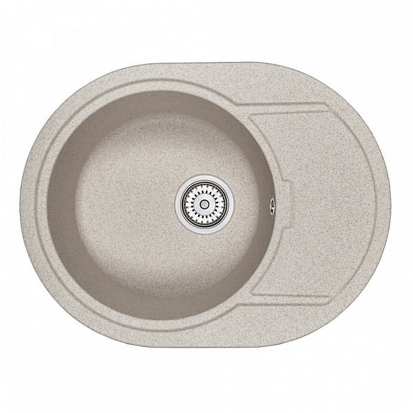 Мойка кухонная Granula овальная кварц 6502, ПИРИТ