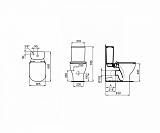 Унитаз-компакт напольный Ideal Standard Tesi T008201