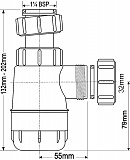 Сифон  McAlpine MRW2-NW