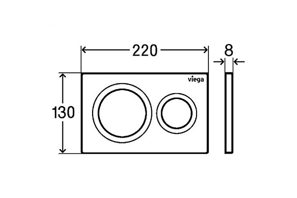 Комплект Viega Prevista + Hatria Nido + сиденье SoftClose 792855NS
