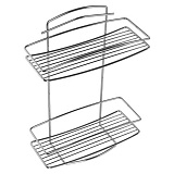 Полка двухъярусная прямая, проволока стальная, 12, Milardo, 212W020M44