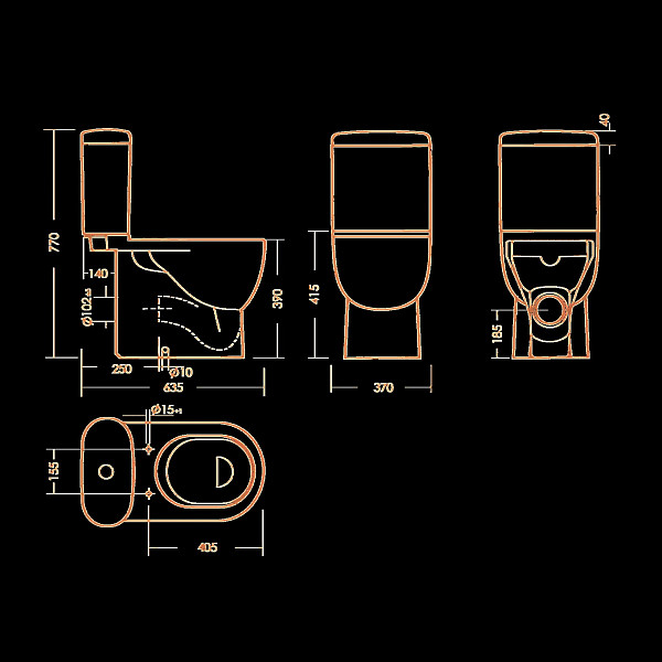 Унитаз-компакт Sanita luxe Art COMFORT ARTSLCC01040622 (WC.CC/art/2-DM/WHT.G/S1)