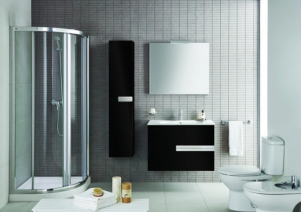 Шкаф - колонна Roca Victoria Nord Black Edition ZRU9000095