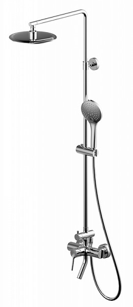 Душевая колонна со смесителем для ванны Bravat Palace F6172217CP-A-RUS