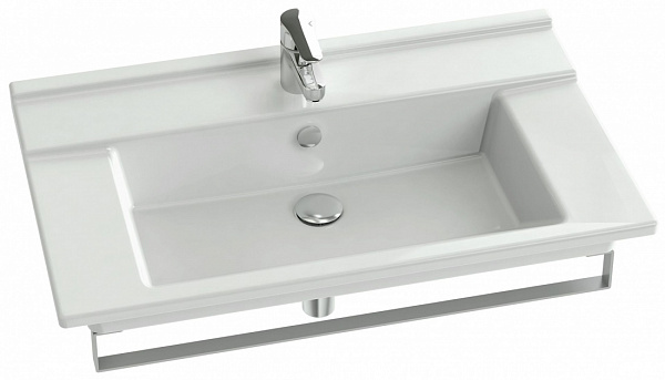 Подвесная раковина-столешница Jacob Delafon Struktura 80х48 см EXH112-00