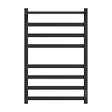 Полотенцесушитель электрический Point Меркурий PN83858PB П7 500x800 с полкой, диммер справа, черный