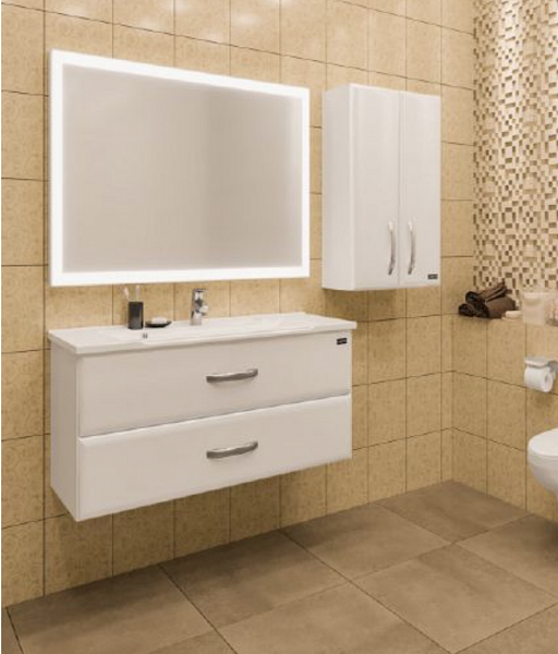 Зеркало для ванной Марс 100 с LED-подсветкой Санта 900505