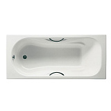 Чугунная ванна Roca Malibu 170х75 с отверстиями под ручки 2309G000R