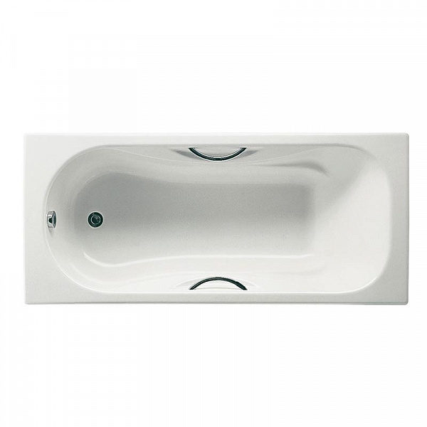 Чугунная ванна Roca Malibu 170х75 с отверстиями под ручки 2309G000R