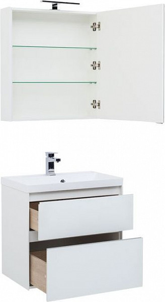 Мебель для ванной Aquanet Гласс 70 белый 00240464