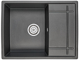 Мойка кухонная Granula прямоугольная кварц 6501, ЧЁРНЫЙ