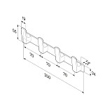 A8F35922 Func Набор крючков для полотенец