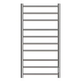 Полотенцесушитель электрический Point Аврора PN10850 П10 500x1000 диммер справа, хром