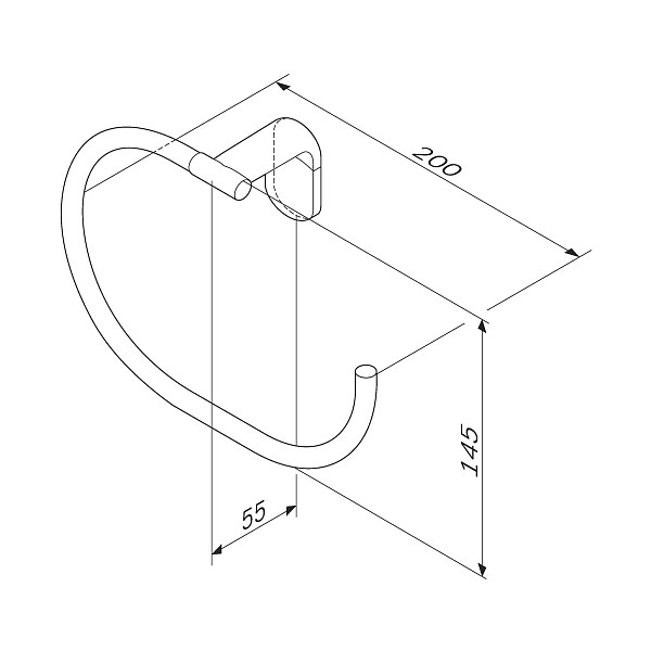 A8434400 X-Joy Кольцо для полотенец