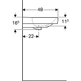 Комплект мебели "Идеальная тройка" Geberit Smyle 75 см 529.353.JR.7