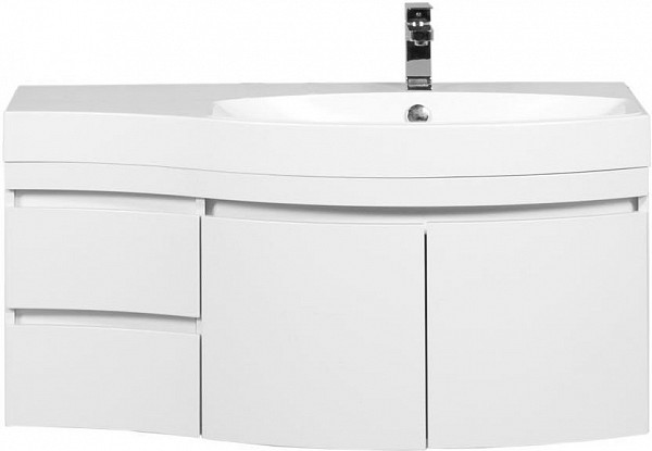 Тумба под раковину Aquanet Опера 115 R белый (2 дверцы 2 ящика) 00169654