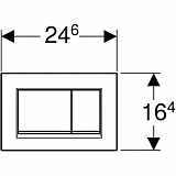 Клавиша смыва Geberit Sigma 30 115.883.JT.1