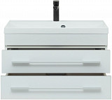 Тумба под раковину Aquanet Верона 75 белый (подвесная 2 ящика) 00176669