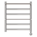 Полотенцесушитель электрический Point Артемида PN14156PE П4 500x600 c 2 полками, левый/правый хром