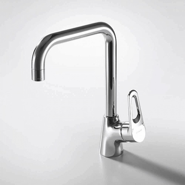 Смеситель для кухни Bravat Eco-D высокий излив F793158C-1