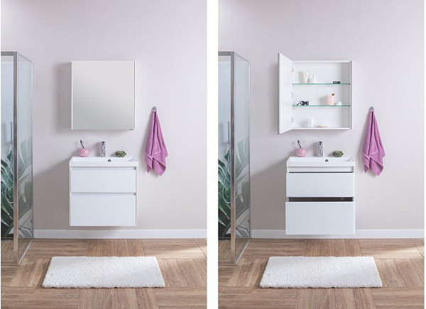 Мебель для ванной Aquanet Гласс 70 белый 00240464