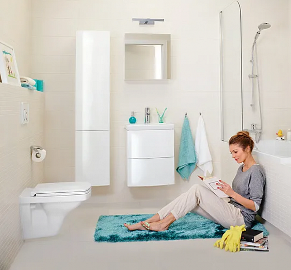 Шторки для ванны Cersanit EASY 140x70 одинарный