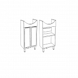 Тумба Corozo "Монро 60", Элеганс 60