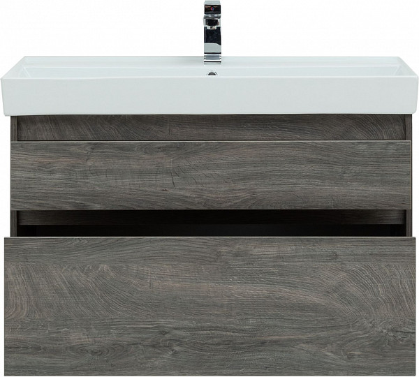 Тумба под раковину Aquanet Nova Lite 100 дуб рошелье (2 ящика) 00242582