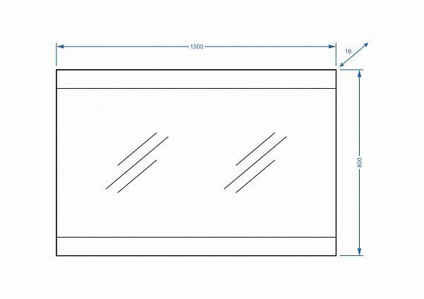 Зеркало "Мадлен 130"