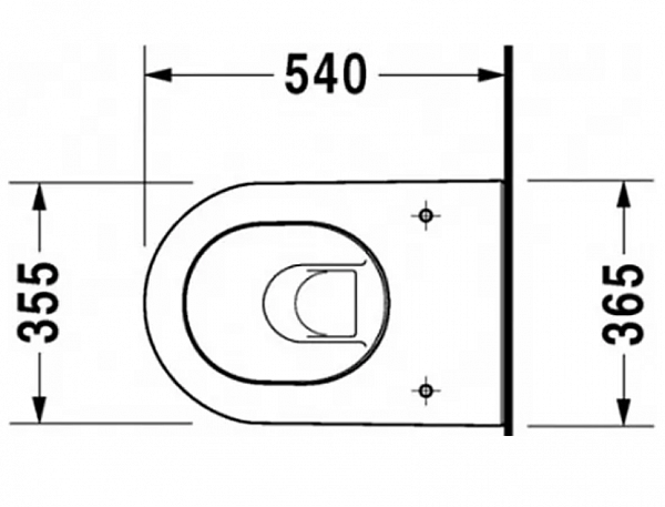 Унитаз Duravit Darling New 2545090000 подвесной