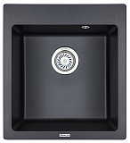 Мойка кухонная Granula квадратная кварц 4651, ШВАРЦ