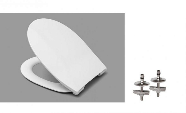 Крышка для чаши Roca Victoria Nord Soft Close ZRU9302919 с микролифтом, петли хром