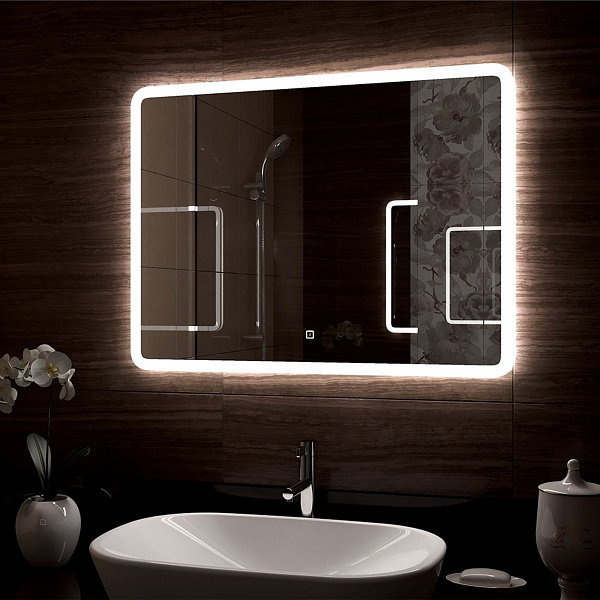 Зеркало Континент "Demure Led" 800х600
