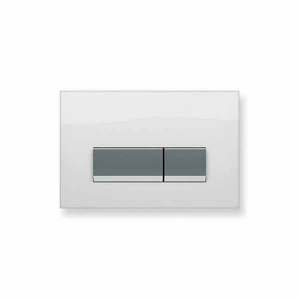 Панель смыва KOLLER POOL для инсталляции Alcora ST 1200 INTEGRO WHITE GLASS