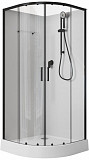 Душевая кабина Aquanet Passion EVO R black 90x90 набор 1 00267256