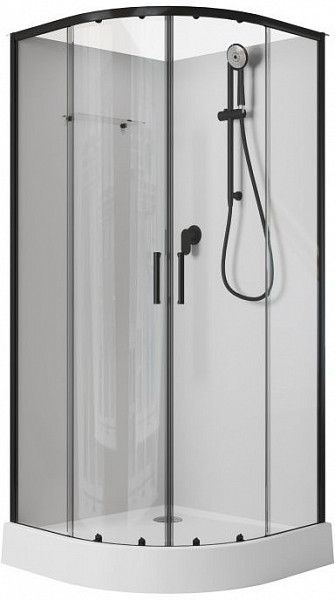 Душевая кабина Aquanet Passion EVO R black 90x90 набор 1 00267256