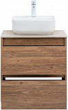 Тумба под раковину Aquanet Nova Lite 60 дуб шоколадный (2 ящика) 00287879