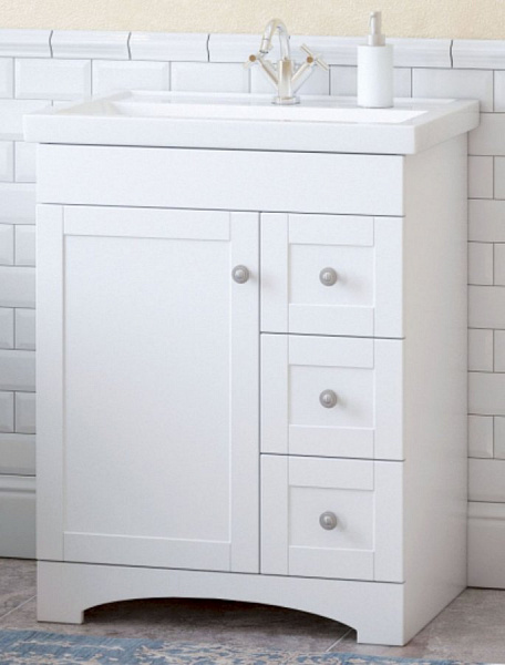 Тумба под раковину Corozo Техас 70 белая SD-00000451