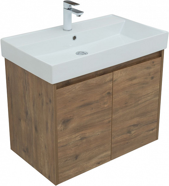 Мебель для ванной Aquanet Nova Lite 75 дуб рустикальный (2 дверцы) 00302537