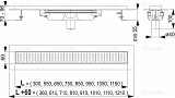 Душевой лоток AlcaPlast APZ1101-300 Low Водоотводящий желоб