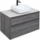 Тумба под раковину Aquanet Nova Lite 90 дуб рошелье (2 ящика) 00242267