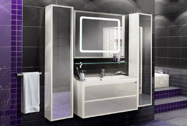 Шкаф-пенал Акватон Римини 35x168 1A232703RN010