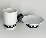 Держатель стакана и мыльницы Wasserkraft Aller K-1126C