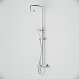 F0790520 Gem душ.система, набор: смеситель д/ванны/душа с термостатом, верхн. душ d 220 мм, ручн.душ