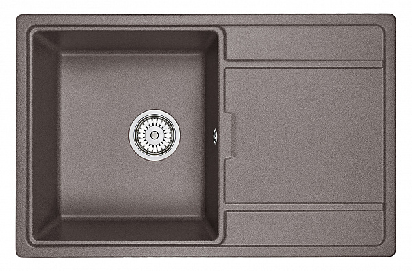 Мойка кухонная Granula прямоугольная кварц 7804, ЭСПРЕССО