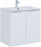 Тумба под раковину Aquanet Алвита New 70 2 дверцы, белый матовый 00303905