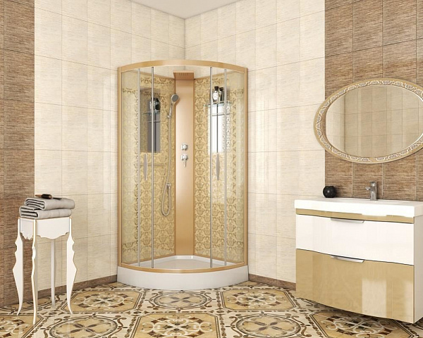 Душевая кабина Niagara Luxe 90х90 NG-7715GBK