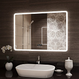 Зеркало Континент "Demure LED" с многофункциональной панелью 1000x700