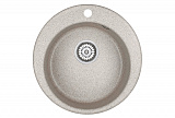 Мойка кухонная Granula круглая кварц 4801, КЛАССИК