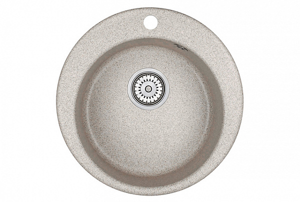 Мойка кухонная Granula круглая кварц 4801, КЛАССИК